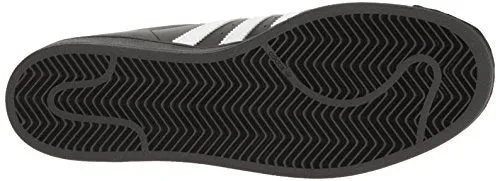 Adidas Indoor Soccer Shoes Copa adidas Originals Men's Superstar Foundation Casual Sneaker, Black/White/Black, 10 D(M) US