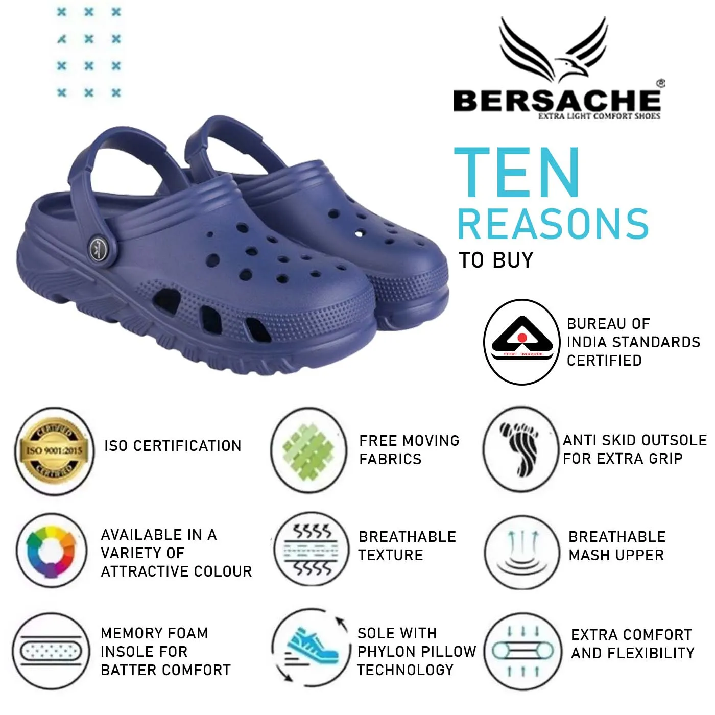 Ll Slippers Bersache Extra Soft Classic Casual with  Regular wear with Ultra Soft & Flexibility Technology Flip Flop for Men's & Boy's (6133 Blue)