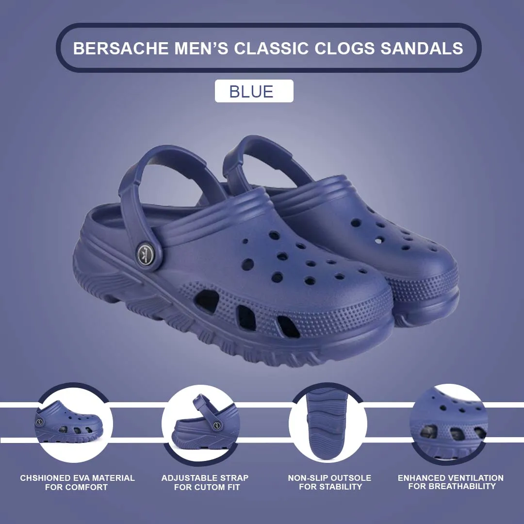 Bersache Extra Soft Classic Casual with  Regular wear with Ultra Soft & Flexibility Technology Flip Flop for Men's & Boy's (6133 Blue) My Pillow Slides