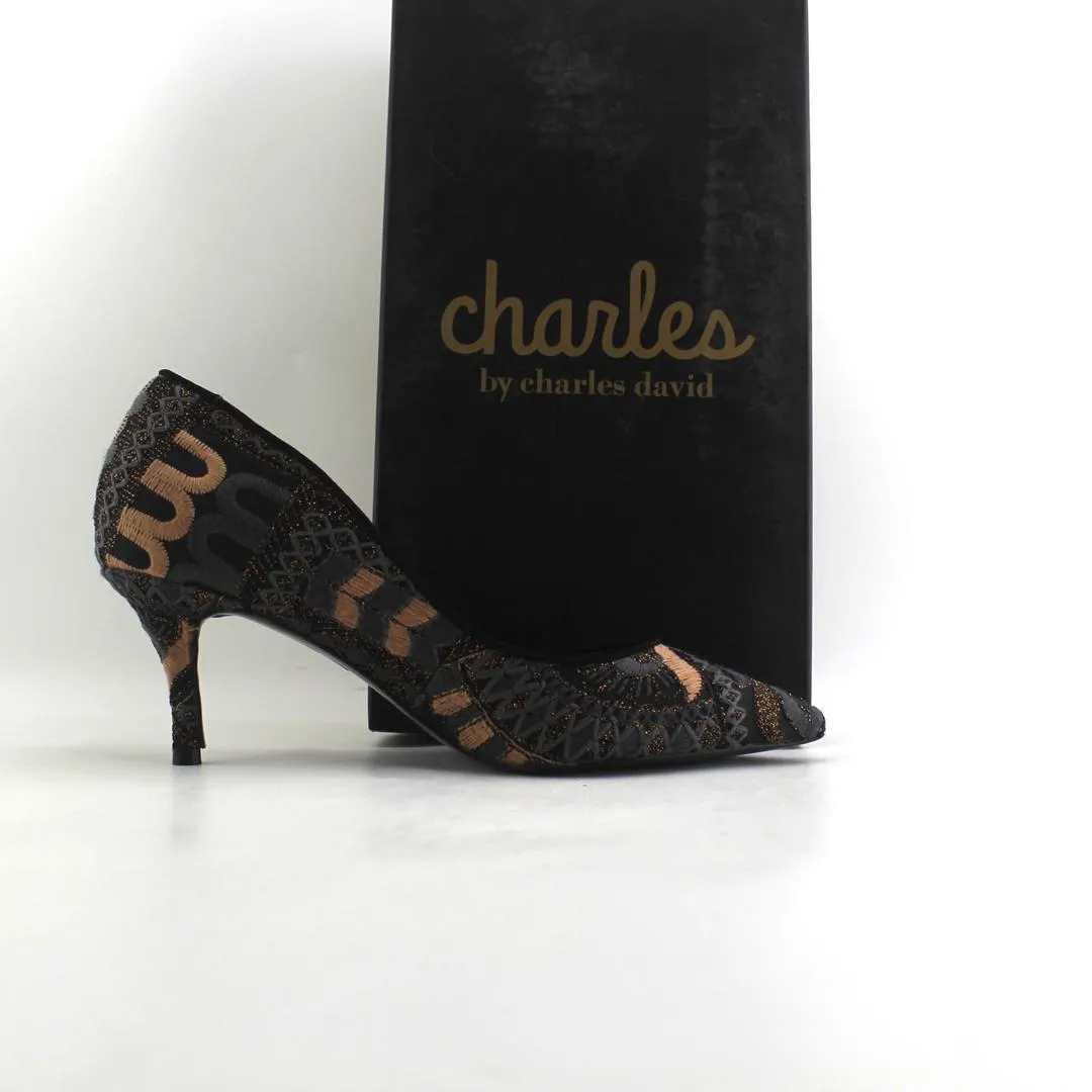 CHARLES DAVID ADDIE Leopard Slippers Tasman