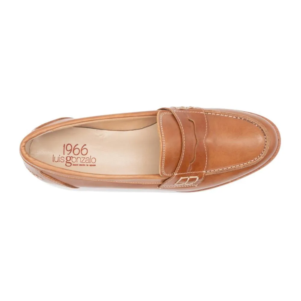 Luis Gonzalo Loafers (3970) Brandy Unisex Loafers