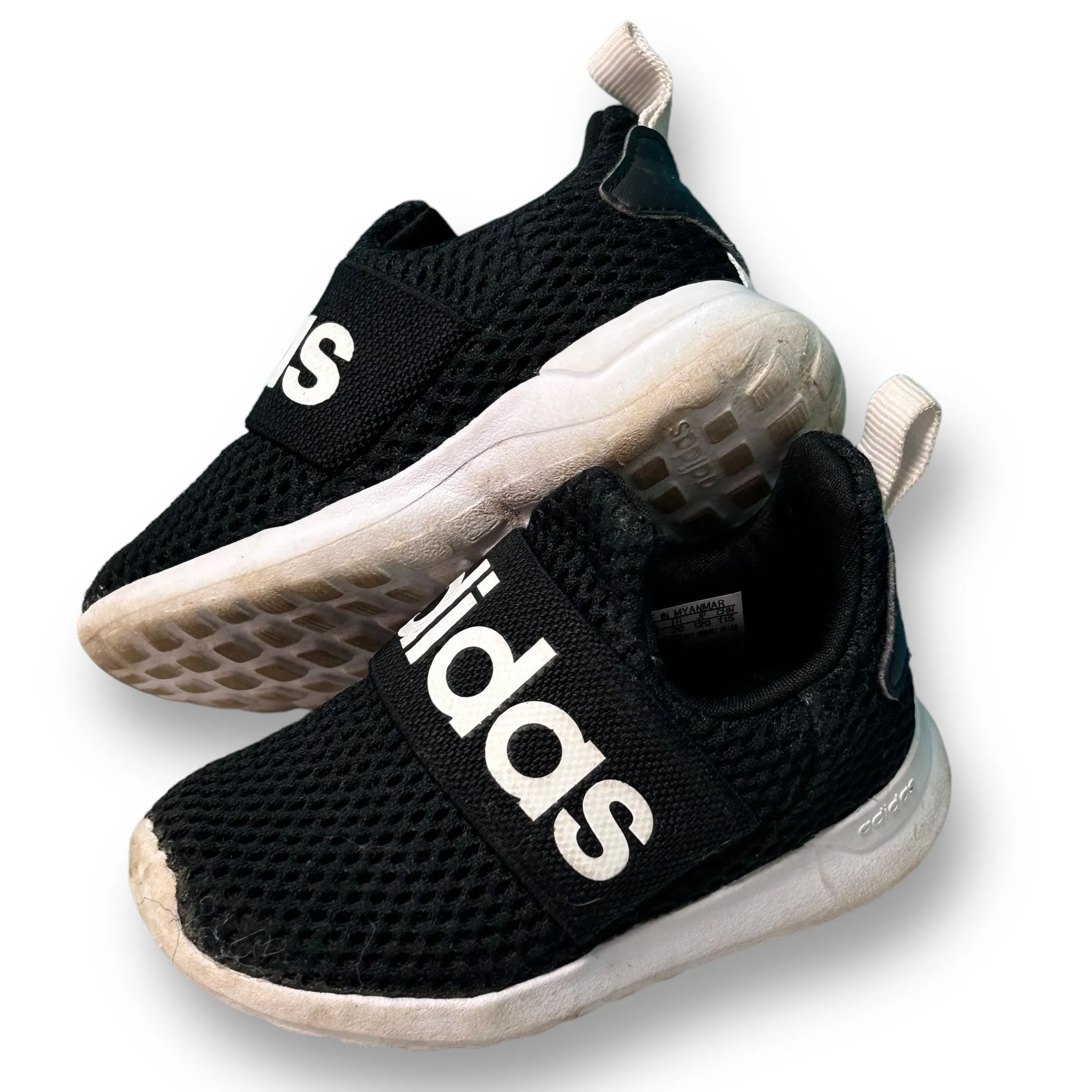 Adidas Superstars Shoes Adidas Sneakers Boys Size 5 Toddler Slip On Black Athletic Tennis Shoes