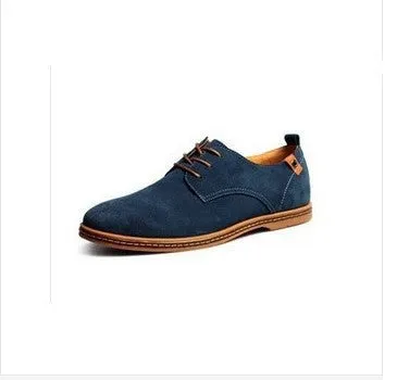 Men Flats shoes 38-48 Suede European style genuine leather Shoes Men's oxfords california casual Loafers Loafers Temu