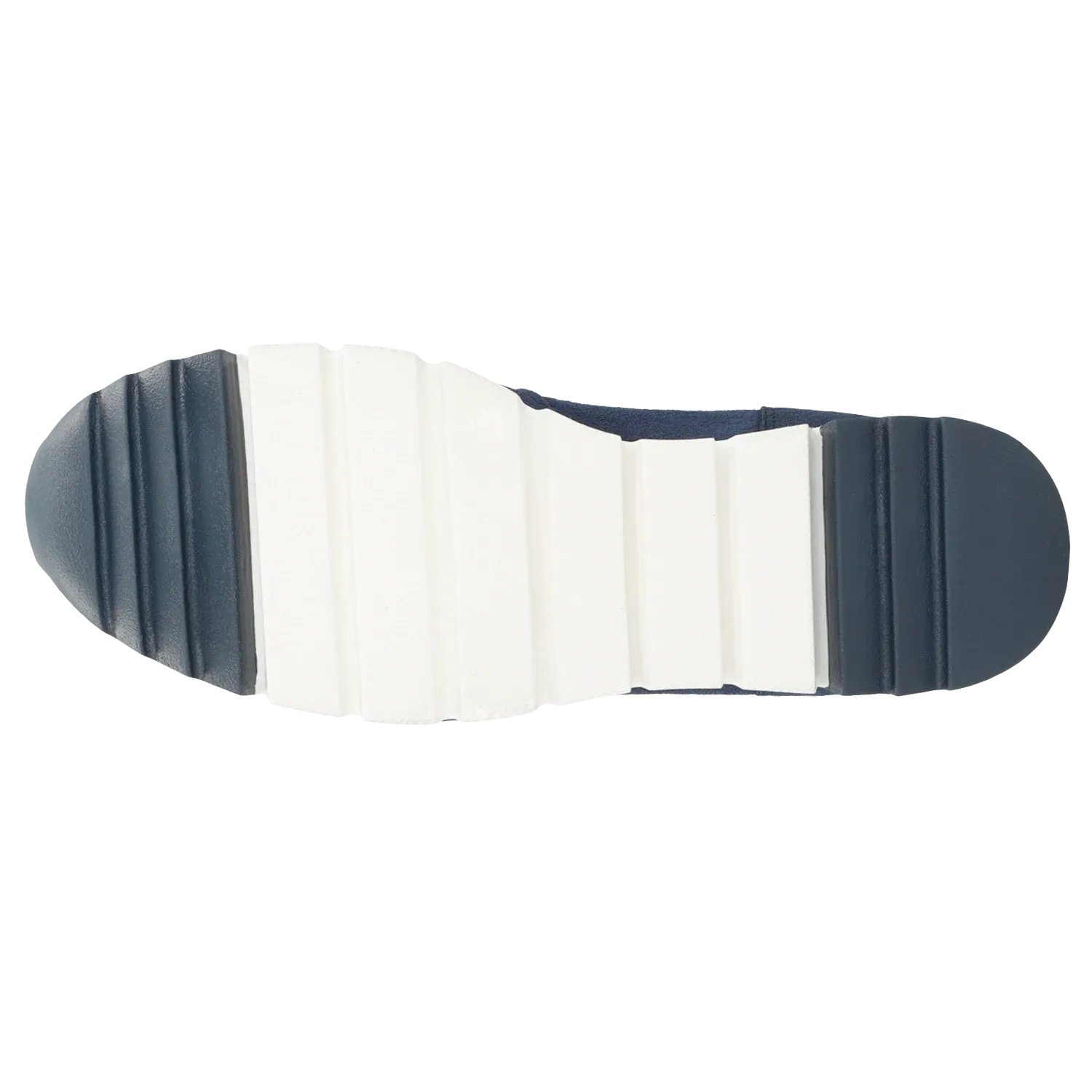 Wojas Dark Blue Leather Loafers with Silver Logo | 4613566 Zerøgrand Wfa Plain Toe Oxfords