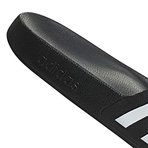 adidas Adilette Aqua Slides Black/White/Black Men's 9, Women's 10 Medium Adidas Gold Soccer Shoes