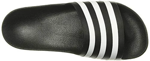 adidas Adilette Aqua Slides Black/White/Black Men's 9, Women's 10 Medium Adidas Original Shoes