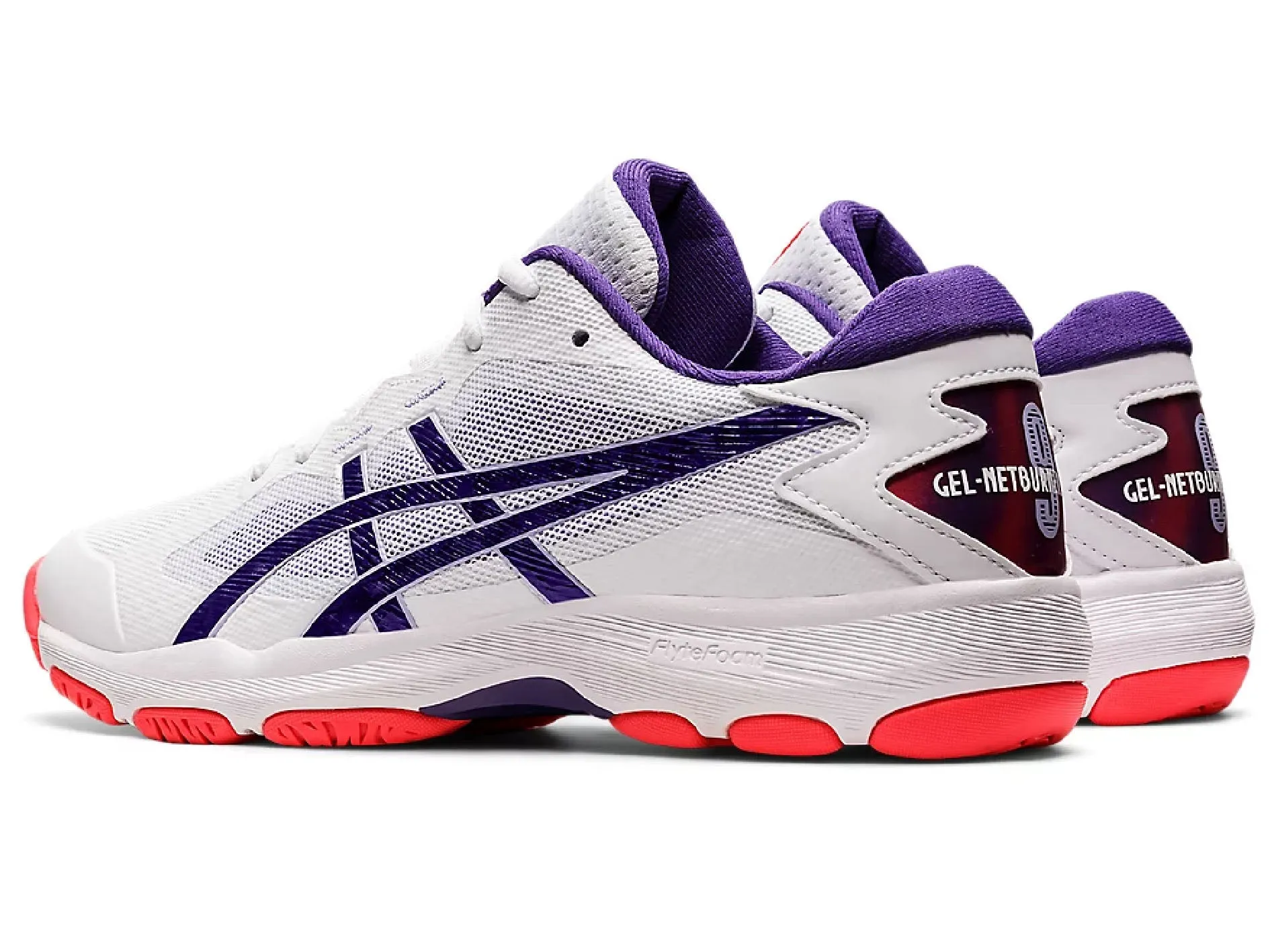 Asics Womens Gel Netburner Academy 9 <BR> 1072A062 100 Asics Lifestyle Shoes