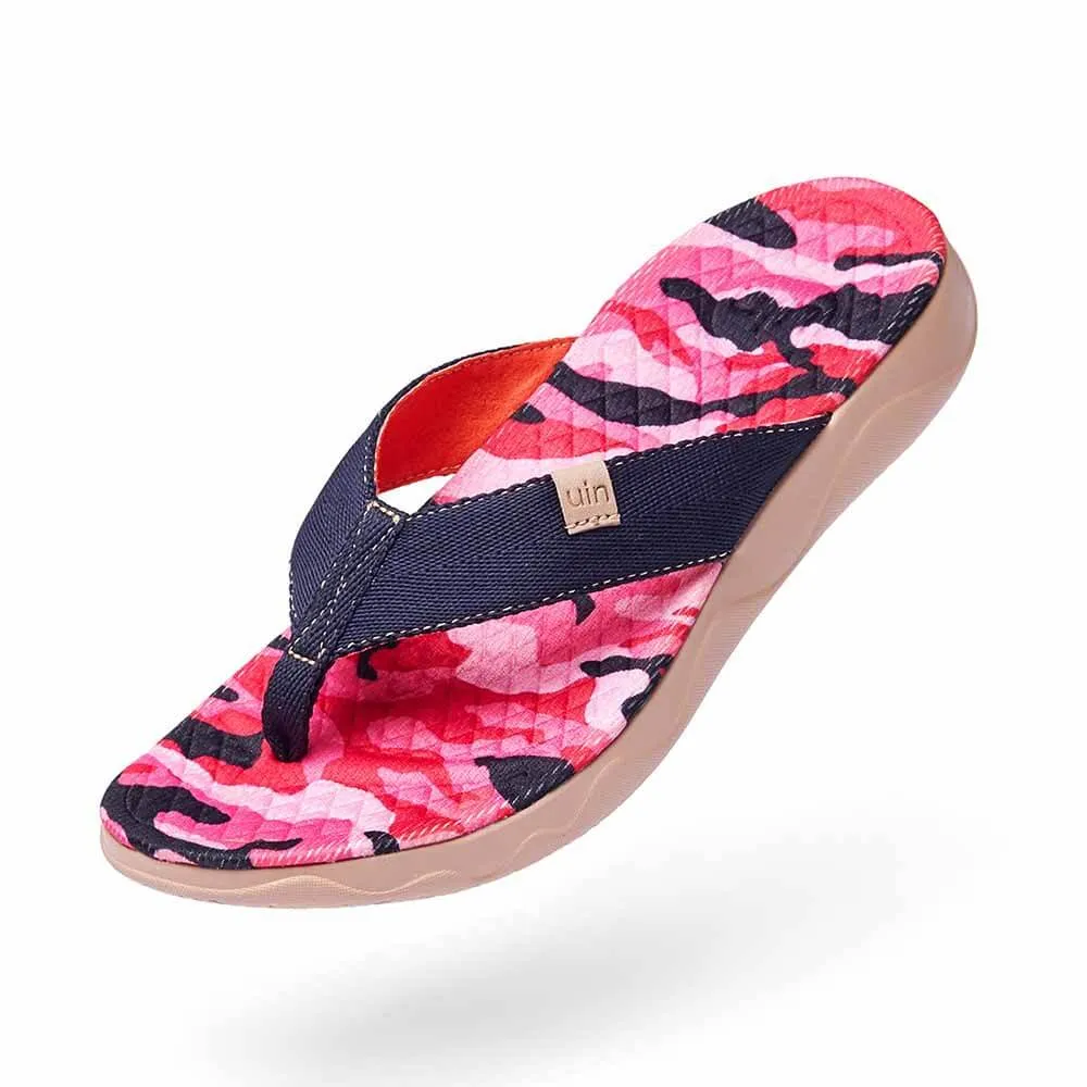 Skating Slip Ons Pink Cherry Women Majorca Flip Flops