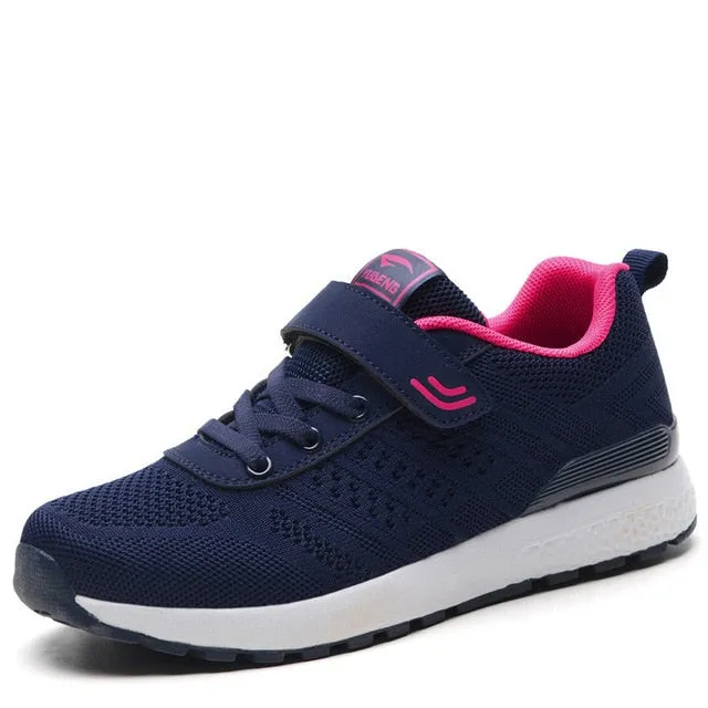 PINSEN Autumn Winter Sneakers Warm Trainers Shoes Chaussure Femme Pull-on Slip On Casual Shoes