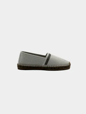 Loafers Grey Piquet Espadrilles