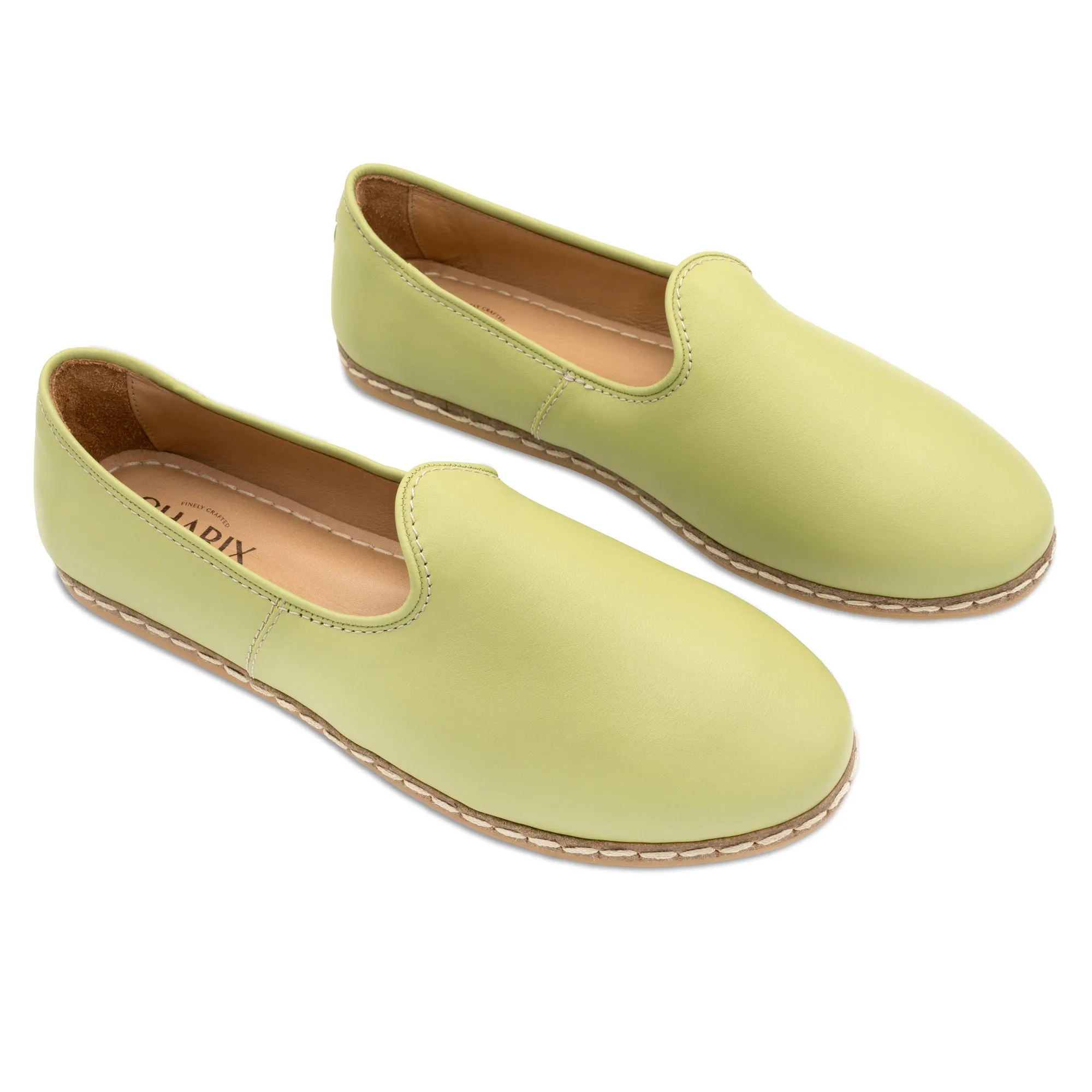 Advay Slip On Pistachio Slip Ons for Men