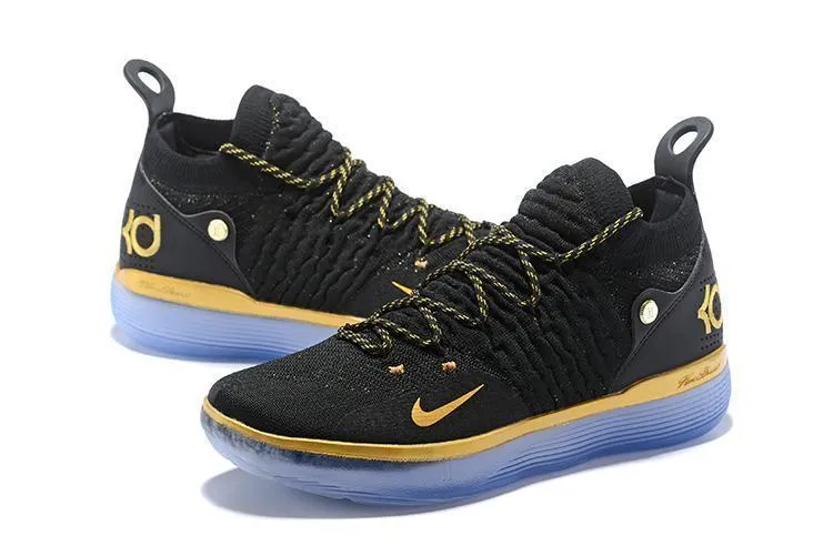 Nike Zoom KD11 Black Gold Men Shoes Sneaker Sale Size US 7-12 Asics Gel Kayano 24 Lite Show Running Shoe