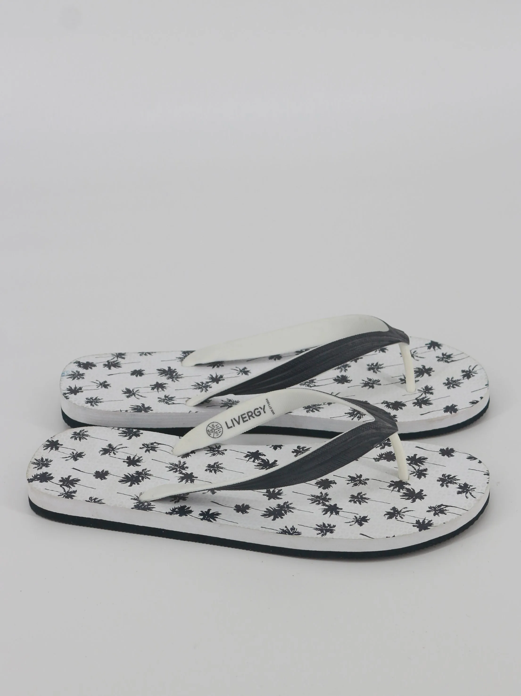 Funny House Slippers Men's Beach Flip Flop,Black