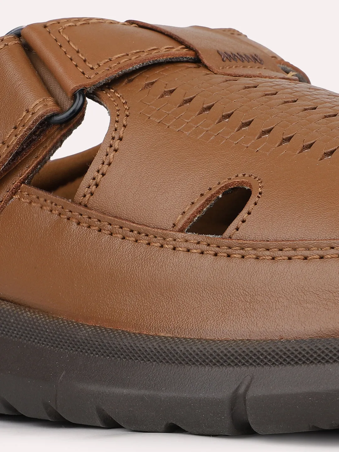 Platform Sandals Summer Mens Tan Solid Round Toe Casual Sandals