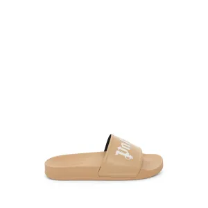 Pool Slider in Brown/White Sandals Popular