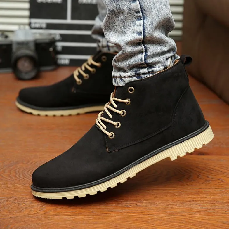 New Arrivals Autumn Spring Men sneakers Quality light casual high top Fashion men shoes boots Easy Rider Casual Shoes