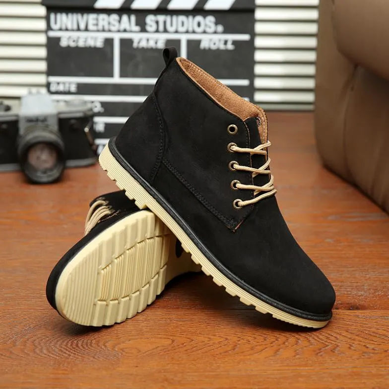 Size 9 Casual Shoes New Arrivals Autumn Spring Men sneakers Quality light casual high top Fashion men shoes boots