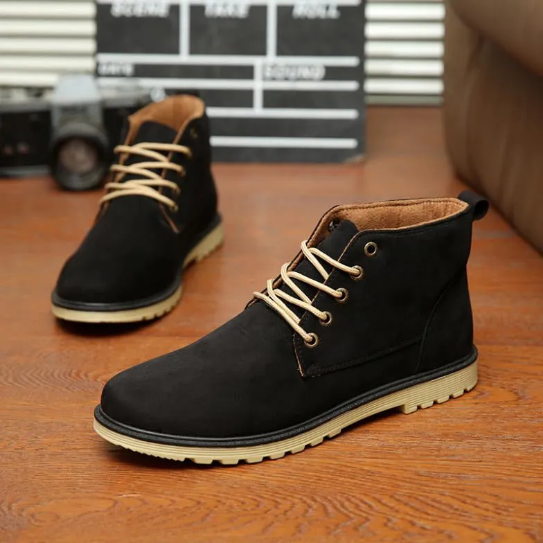 Laceless Casual Shoes New Arrivals Autumn Spring Men sneakers Quality light casual high top Fashion men shoes boots