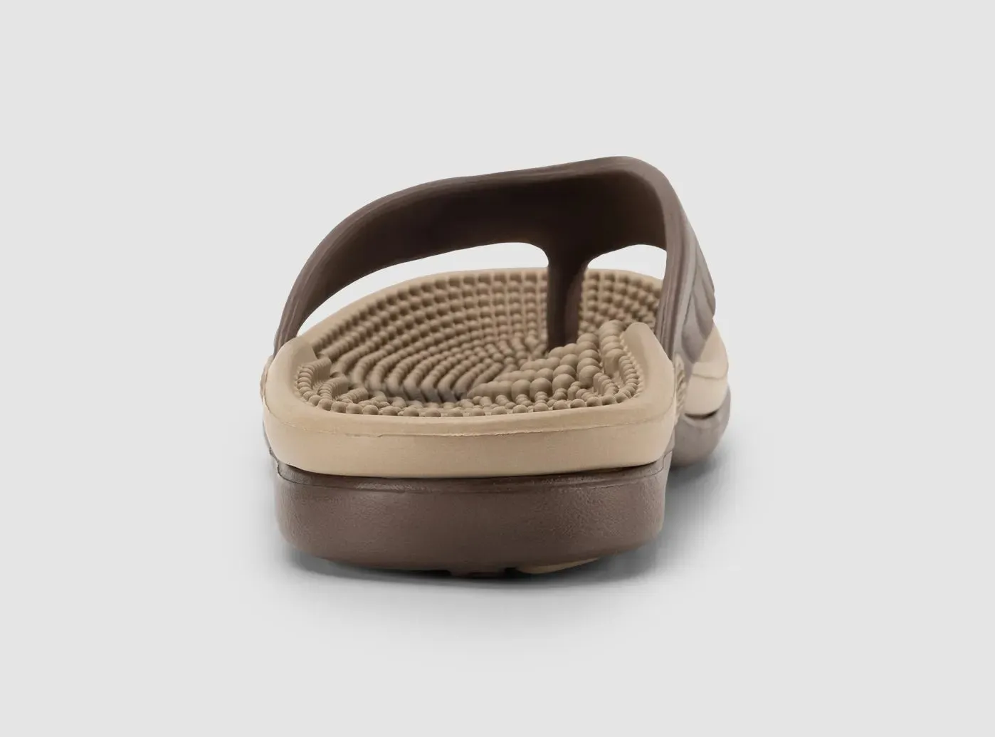 FitVille Men's RelaxStride Flip Flops Taos Guru Sandals