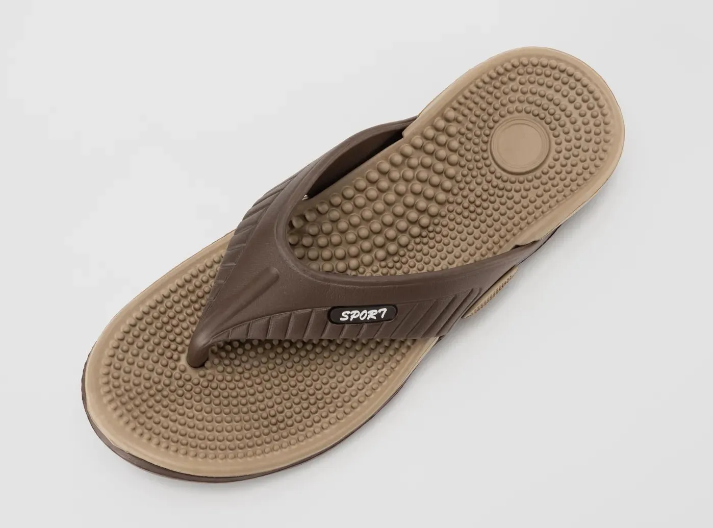 Crush Sandals FitVille Men's RelaxStride Flip Flops