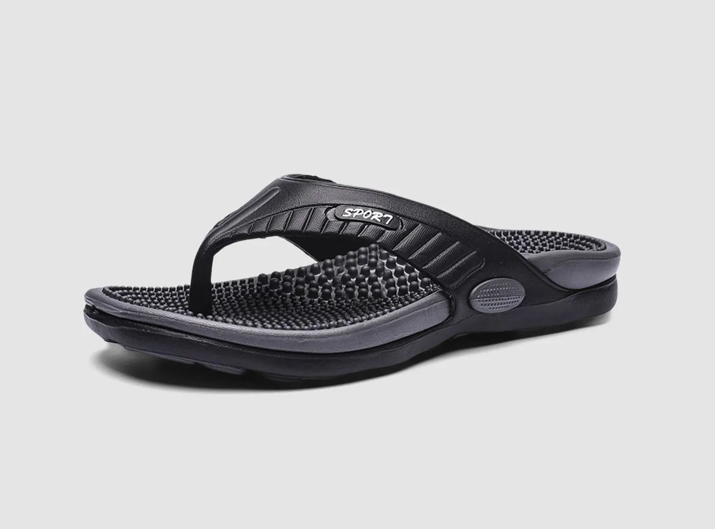 Bridal Sandals Flat FitVille Men's RelaxStride Flip Flops