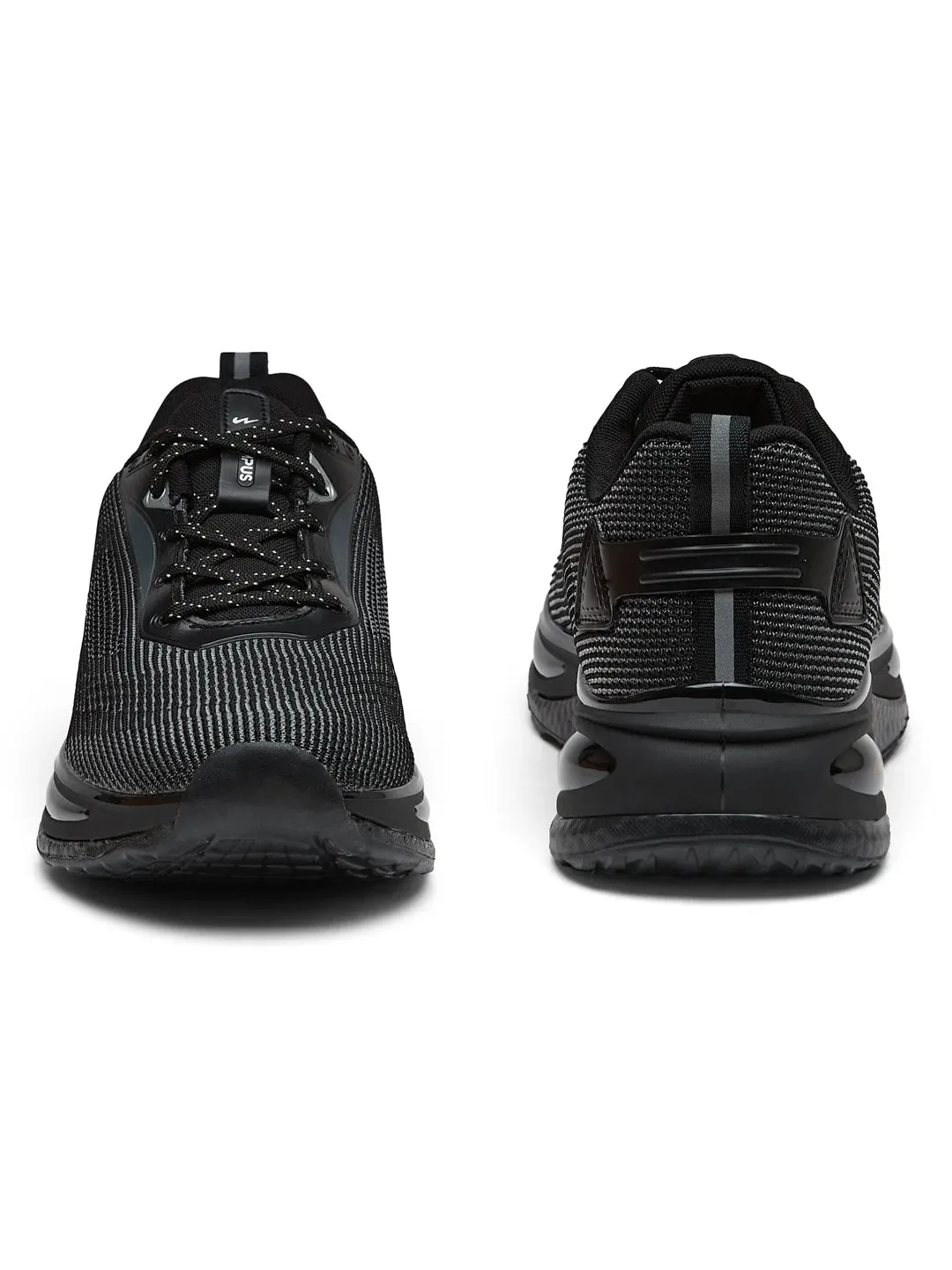 Low Cushion Running Shoes PREXTON Black Men's Running Shoes