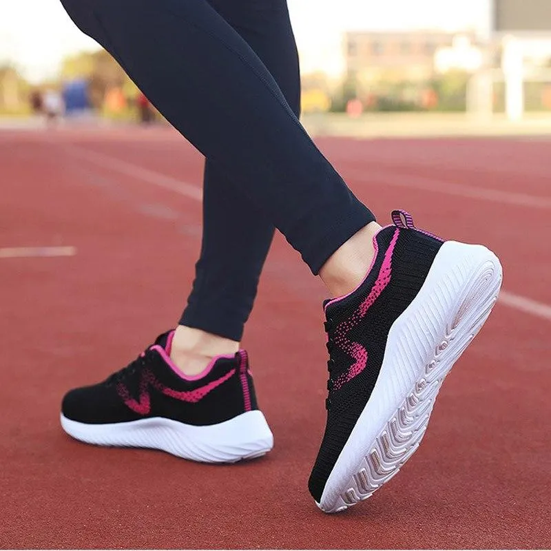 women shoes lace-up mesh breathable casual shoes women sneakers footwear female shoe walking Chuck Taylor Casual Shoes