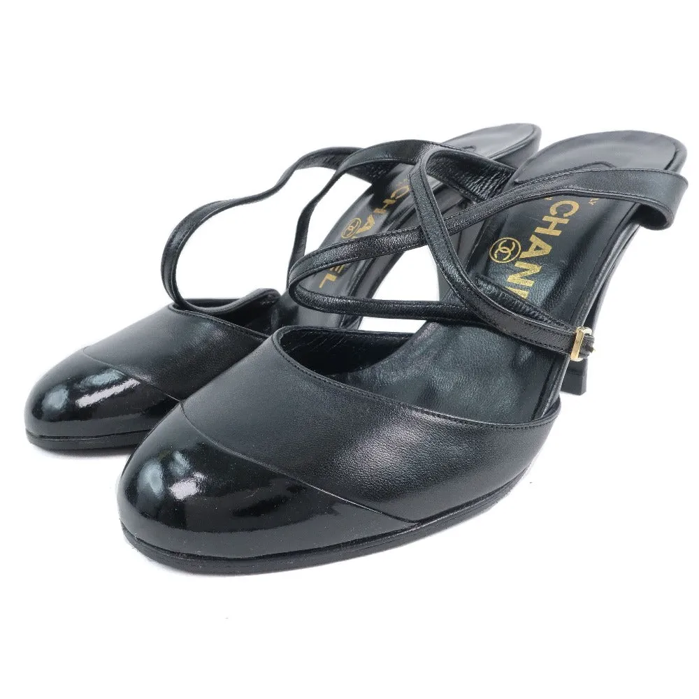 Chanel Leather Sandals Black Women Sandals Fisherman