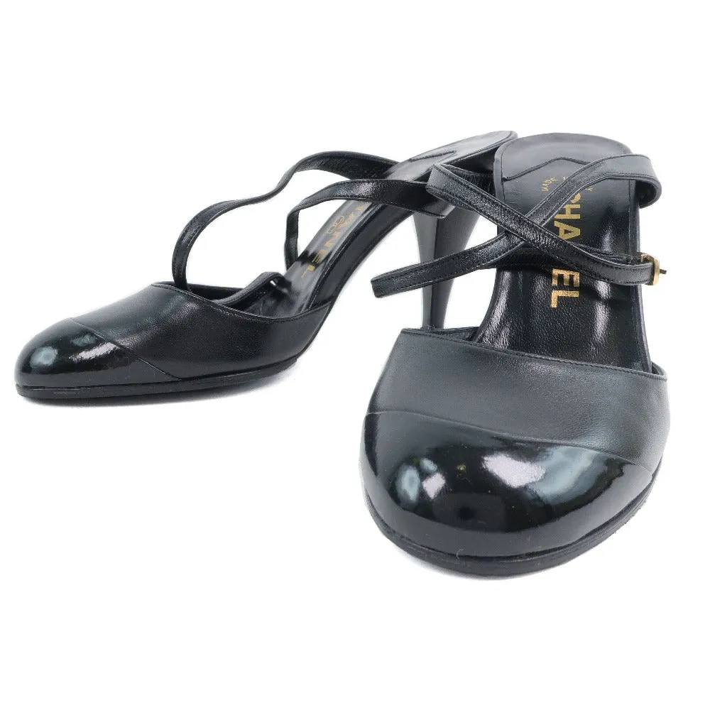 Sandals With Stones Chanel Leather Sandals Black Women