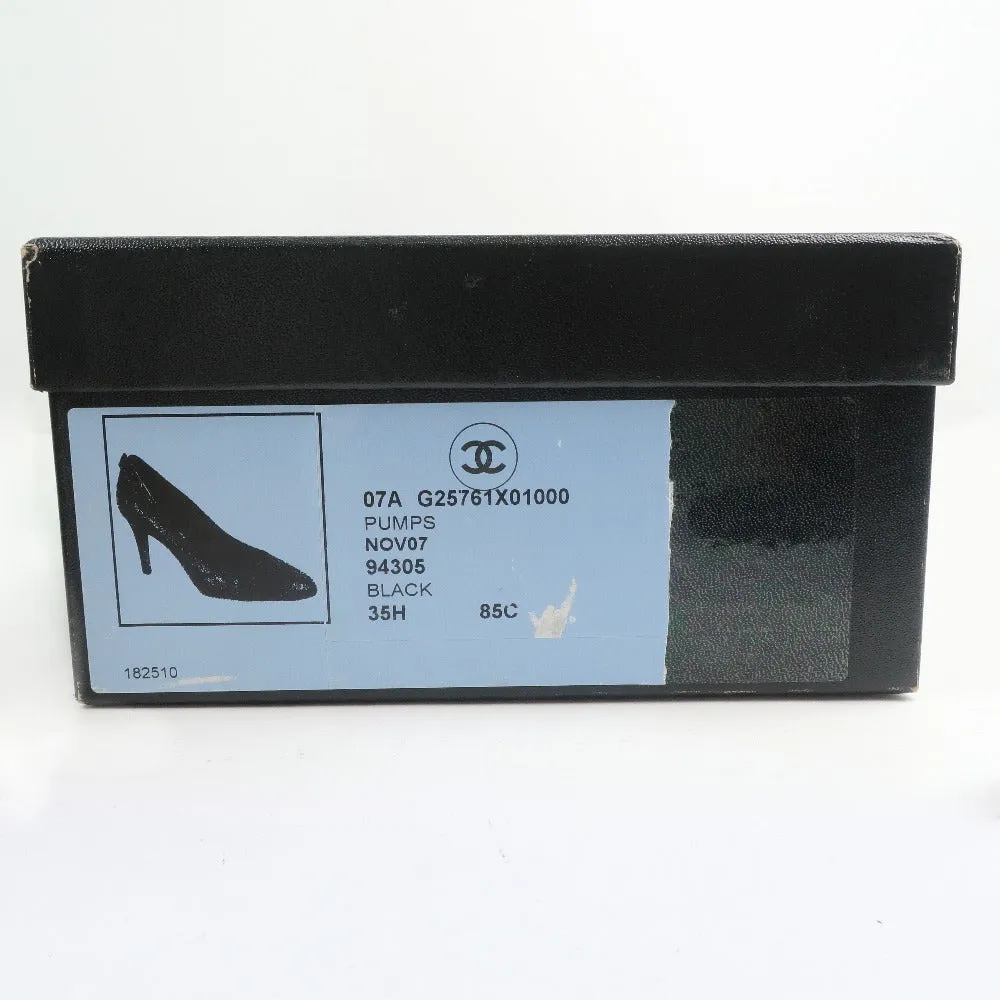 Sandals With A Toe Ring Chanel Leather Sandals Black Women