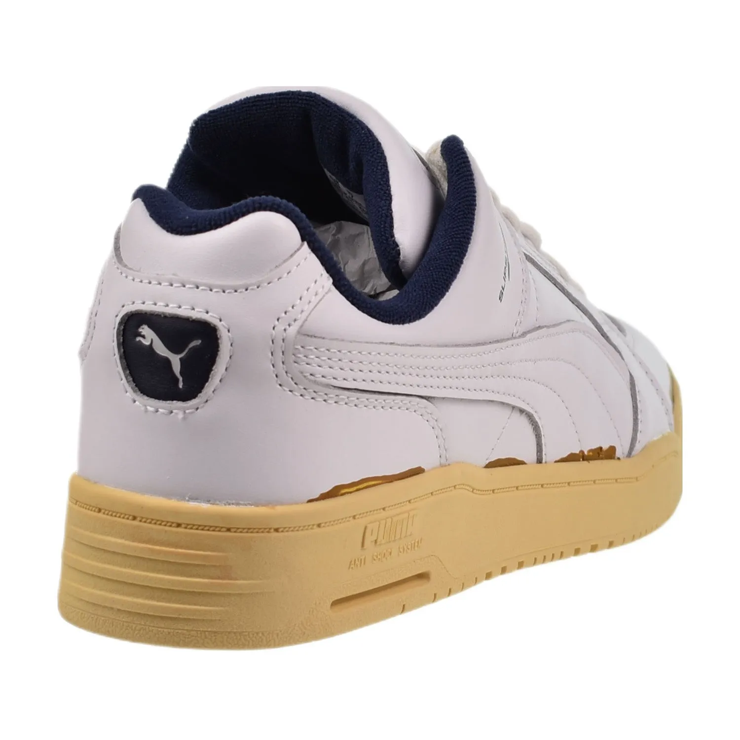 Puma Slipstream Lo "The Never Worn" II Men's Shoes White-Navy Asics Tiger Gymnastics Shoes