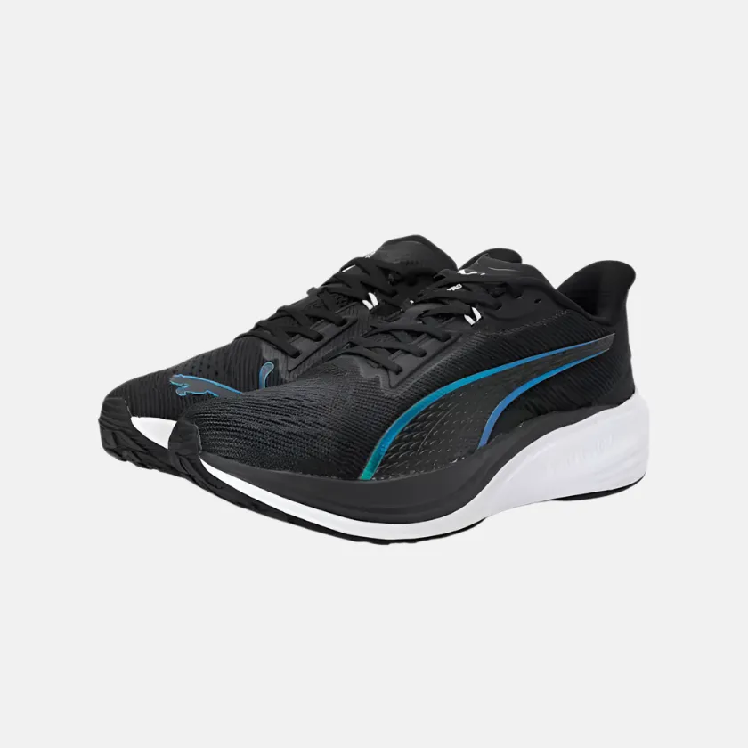 Puma Darter Pro Iridescent Women's Running Shoes -Black/White Asics Stability Running Shoe