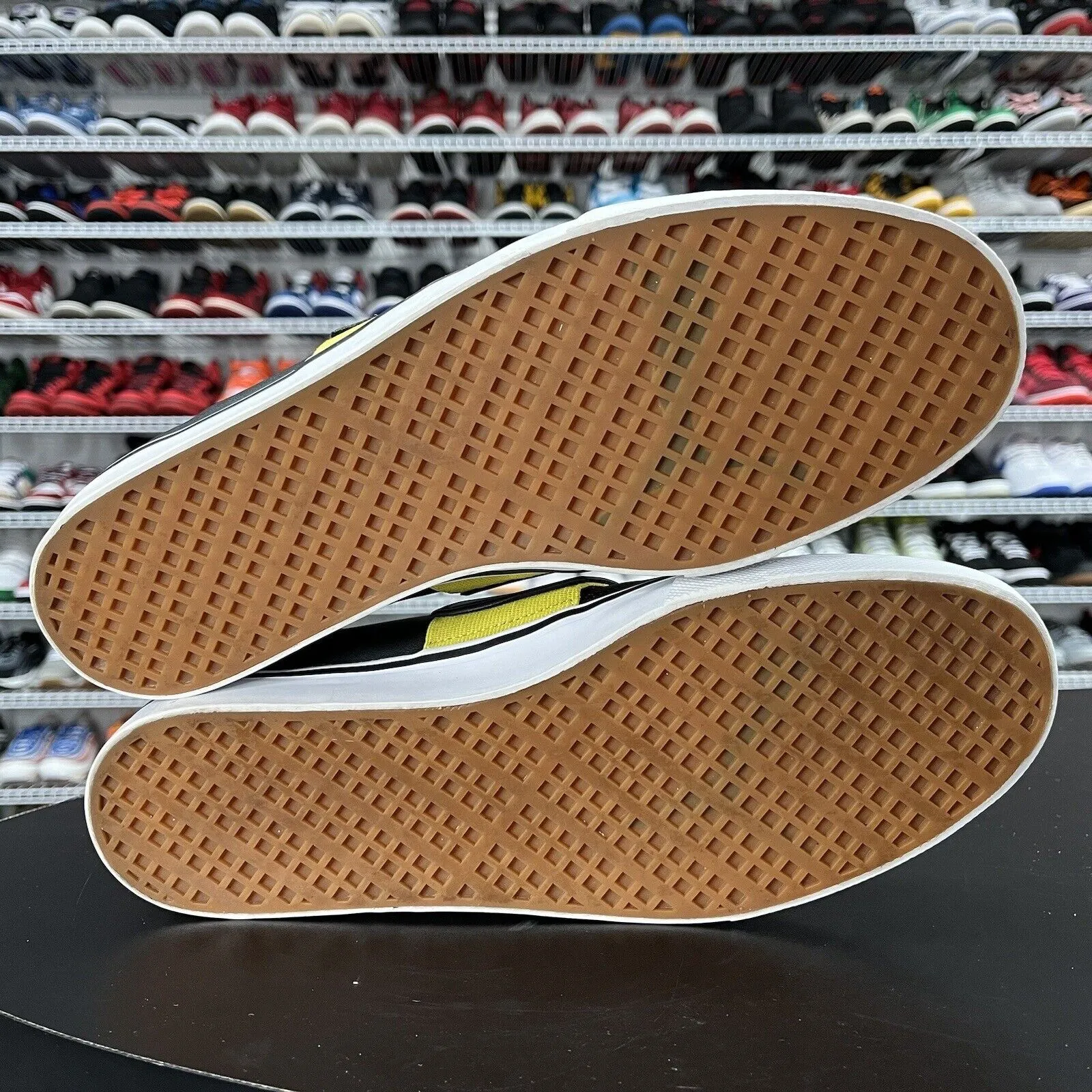 Puma El Rey Cross Perforated Casual Slip On Loafer Black Leather Men's Size US 12 Cross Country Asics Shoes