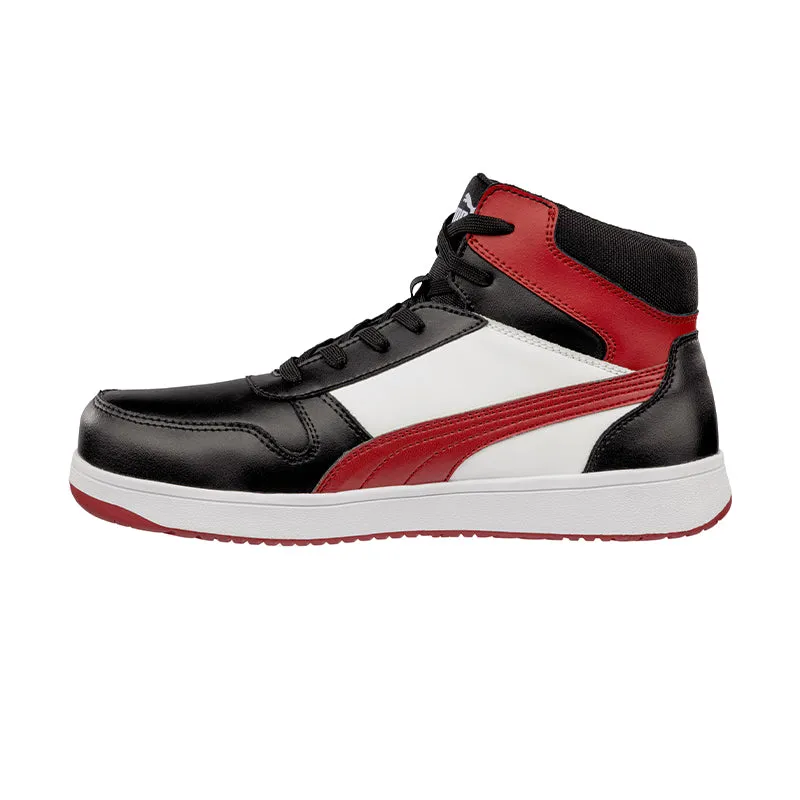 Puma Forecourt Retro Safety Boot (Black/Red/White) 630057 Puma Running Shoes Rs-x