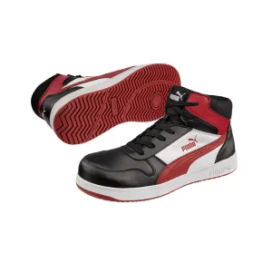 Puma Shoes App Download Puma Forecourt Retro Safety Boot (Black/Red/White) 630057