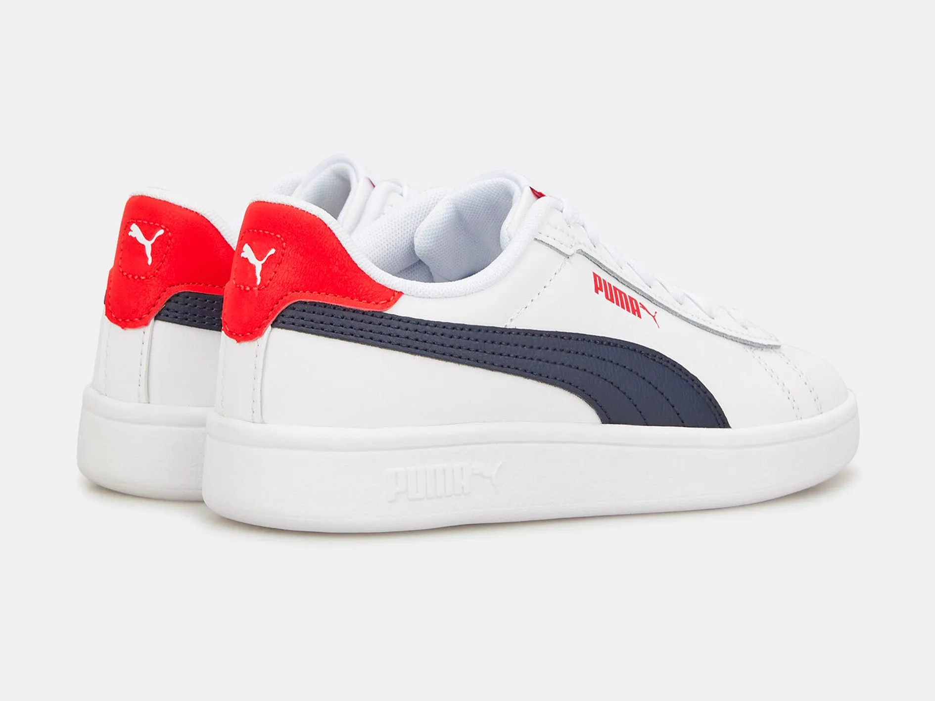 Puma Shoes Iconic Puma Kids' Leather Smash 3.0 Pre School Casual Shoes