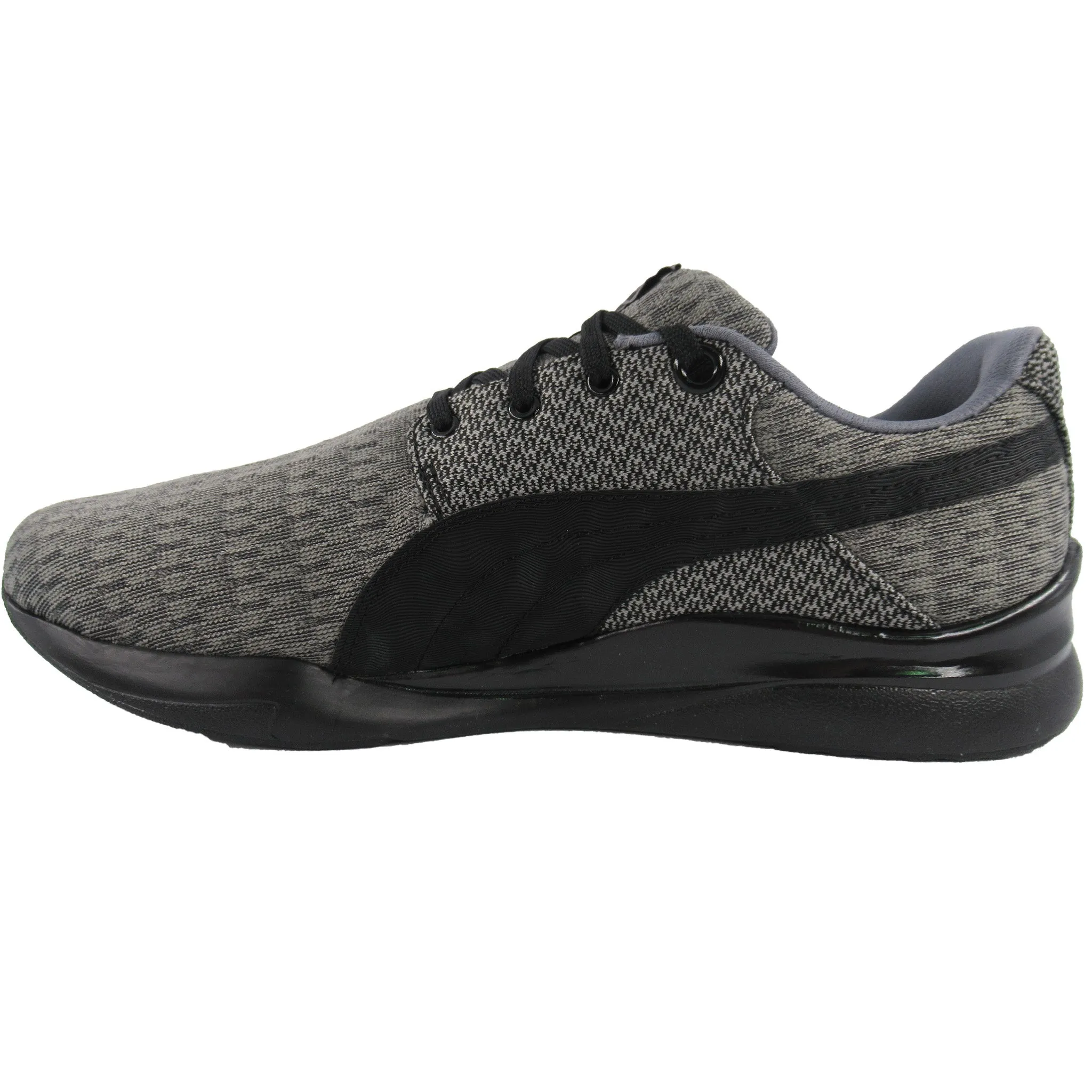Puma Men's 359424 Future Trinomic Swift Chain Steel Gray Black Casual Shoes Asic Wrestling Shoes
