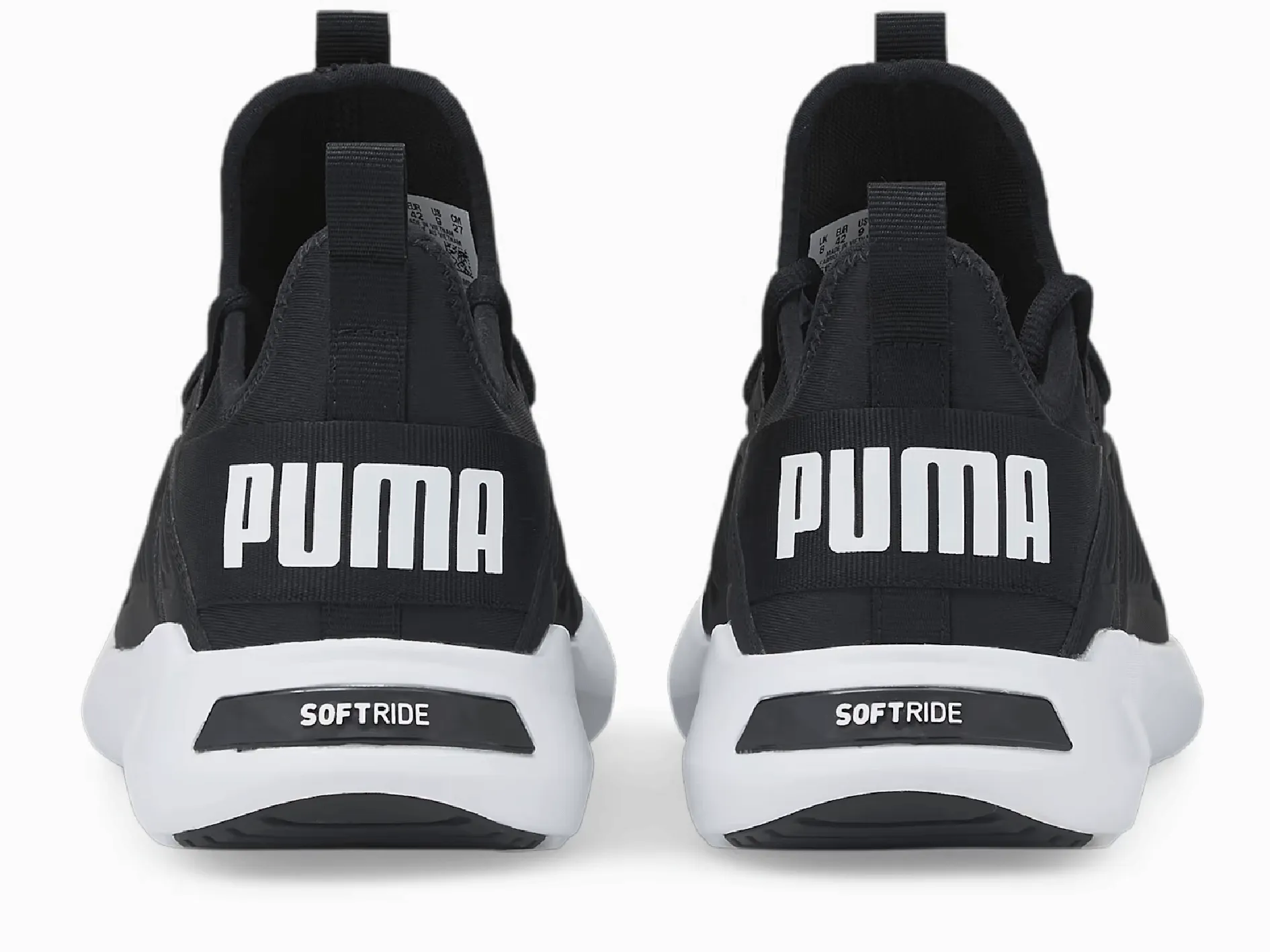 Puma Mens Softride Fly <BR> 376164 01 Puma Castle Rock Shoes