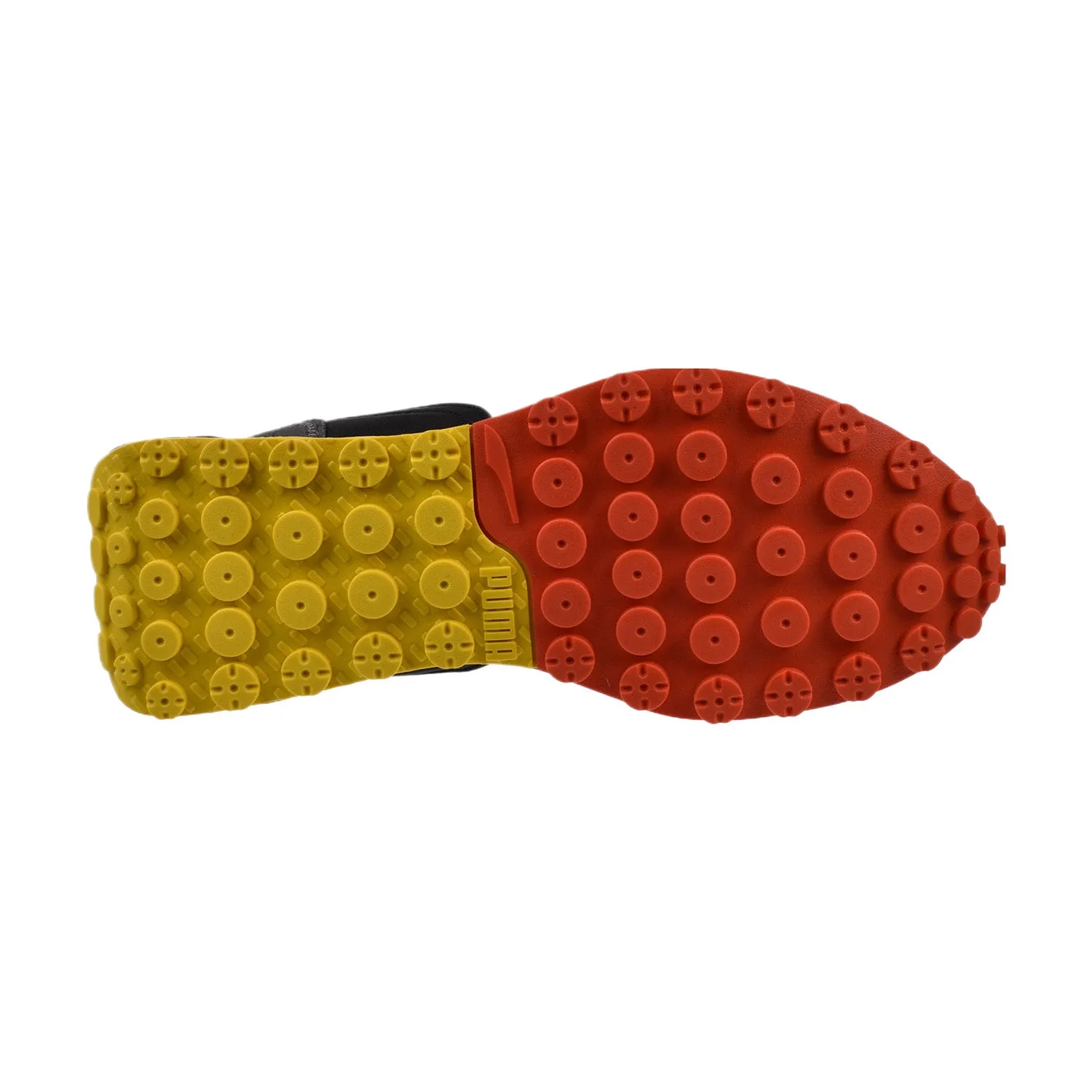 Puma Rider FV Block Party Men's Shoes Cool Dark Grey-Yellow Sizzle Used Asics Wrestling Shoes