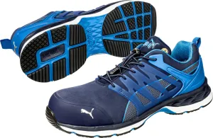 Puma Safety Blue Mens Microfiber Velocity 2.0 Low SD CT Oxford Work Shoes Running Shoes Asics Nimbus