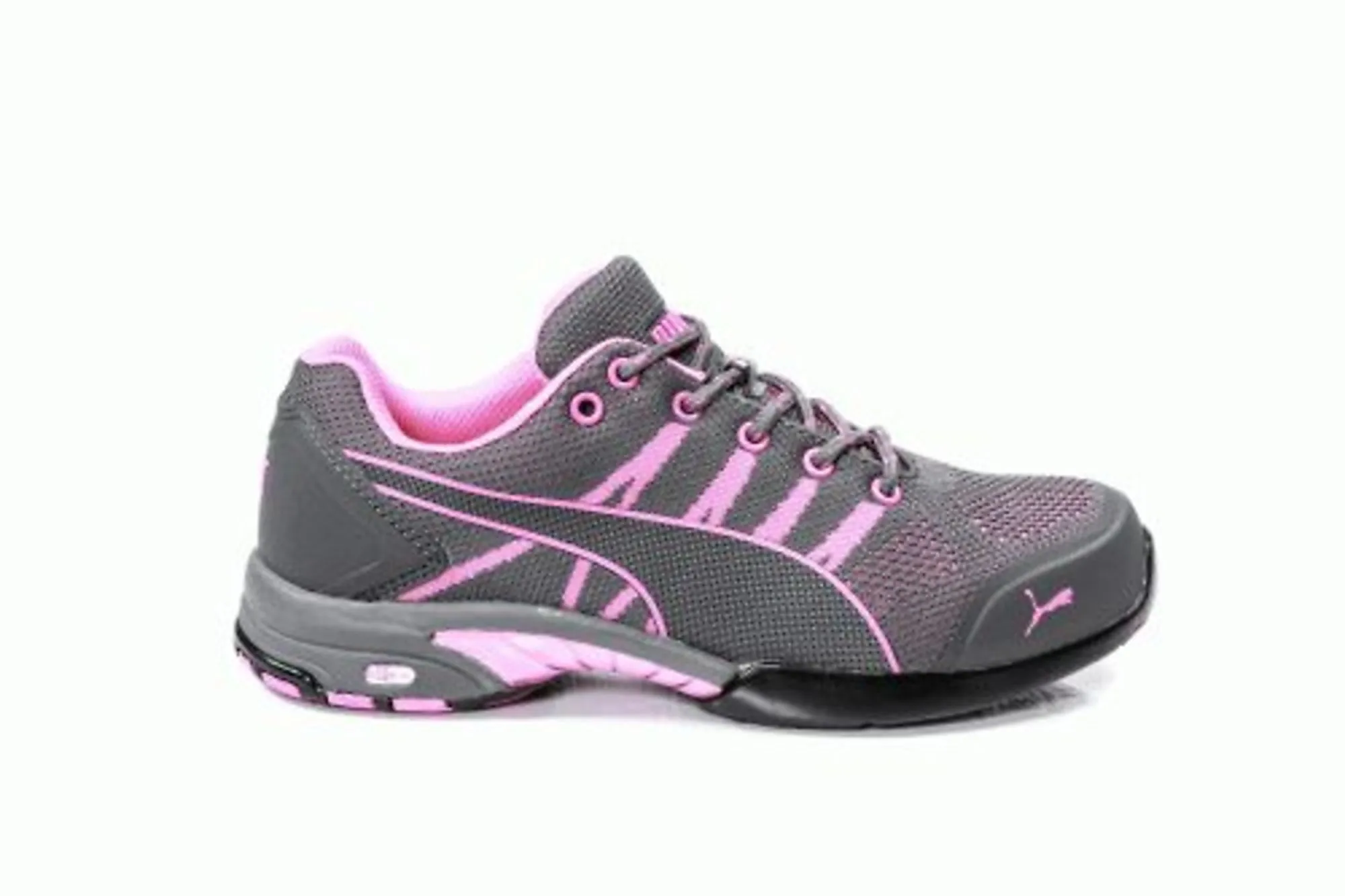 Puma Safety Pink/Grey Womens Textile Celerity Low ST Oxford Work Shoes 5 M Puma Replicat-x Pirelli Motorsport Shoes