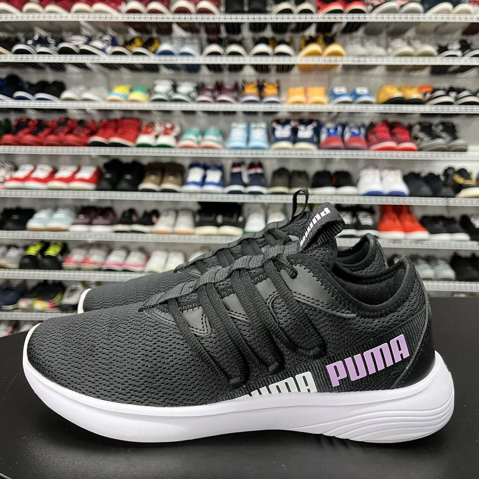 Asics Gel-venture 9 Running Shoes Review Puma Star Vital Black Running Shoes Sneakers 378243-05 Womens Size US 8.5