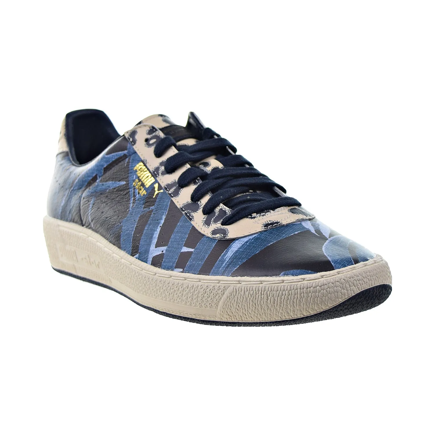 Good Asics Volleyball Shoes Puma Star X HOH B Palm Men's Shoes Total Eclipse-Blue