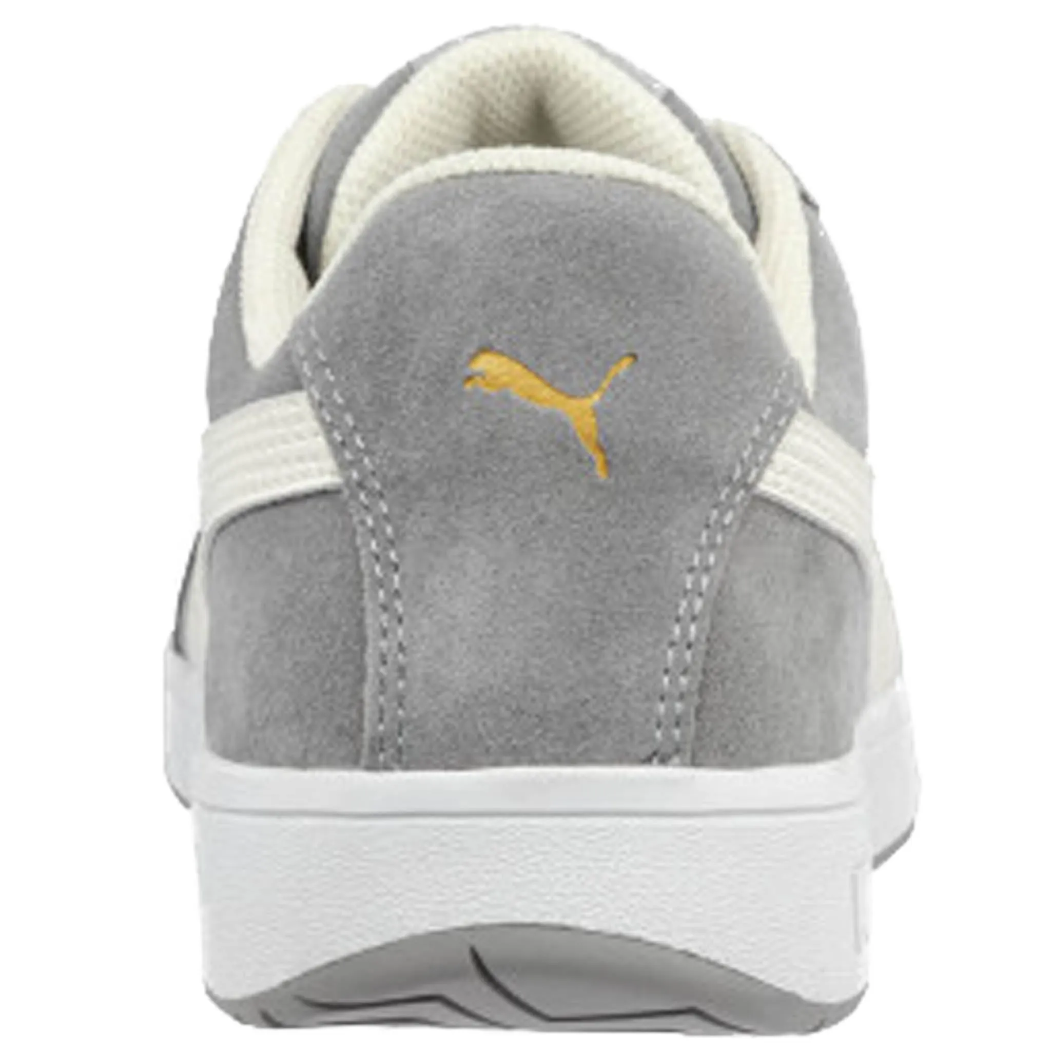 Puma Ferrari Motorsport Shoes Puma Women's 640125 Iconic Suede Low Grey Composite Safety Toe Metal Free Work Shoes