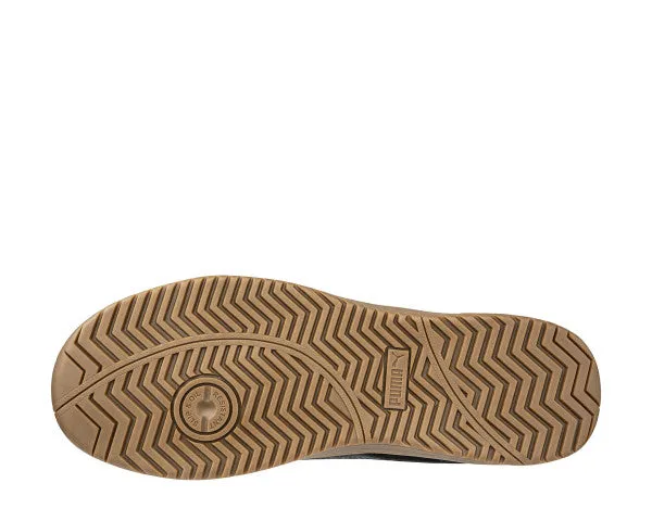 Asics Shoes Soccer Puma Women's 640365 Iconic Black/Gum Suede Low Composite Safety Toe Metal Free Work Shoes