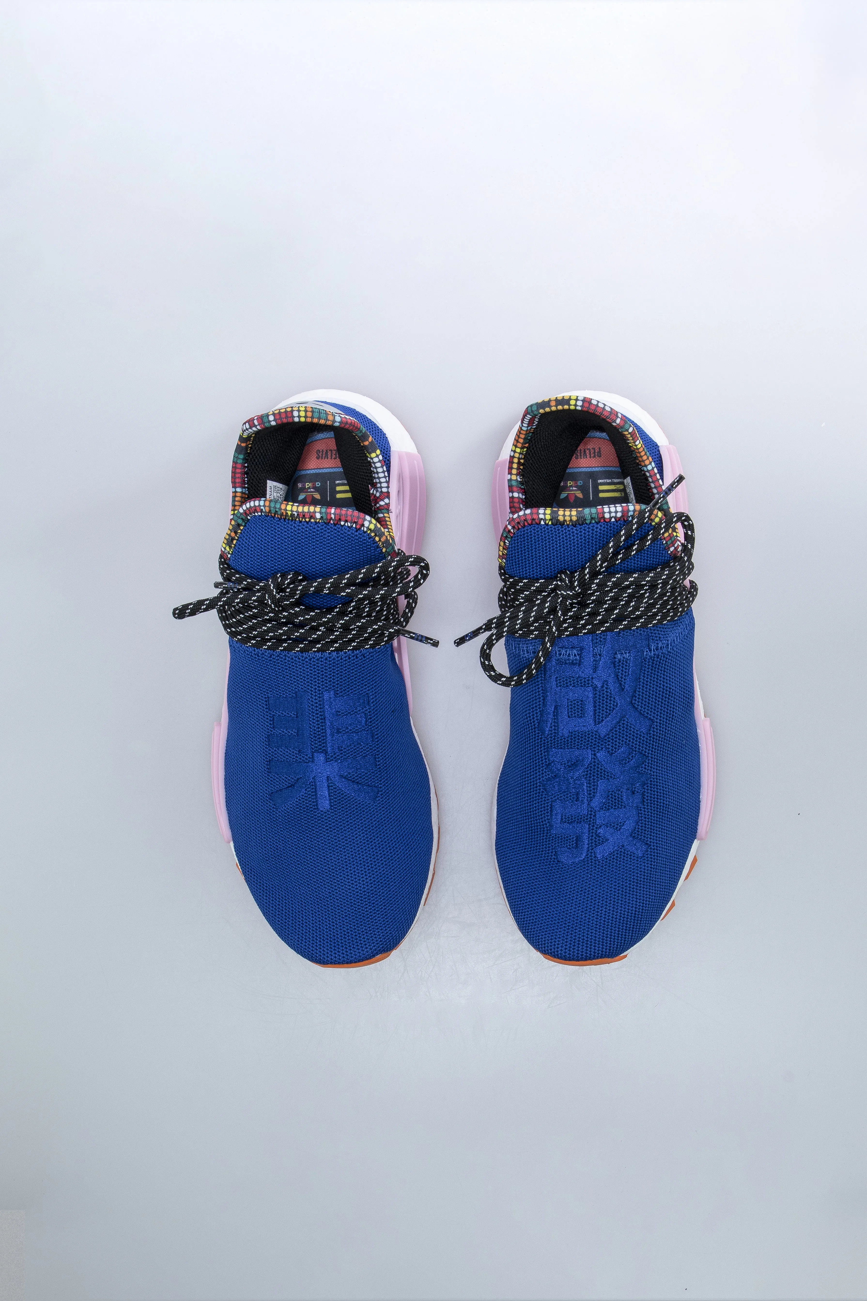 Climate Cool Adidas Shoes Pw Solar Hu NMD "Inspiration Pack" Mens Shoes - Powder Blue/Light Pink/Orange