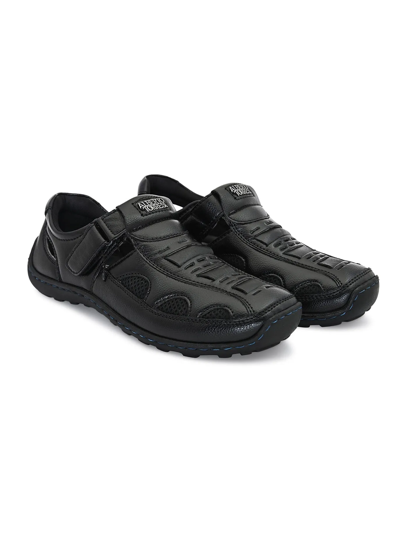 Alberto Torresi Antonio Black Sandals Pierre Dumas Sandals