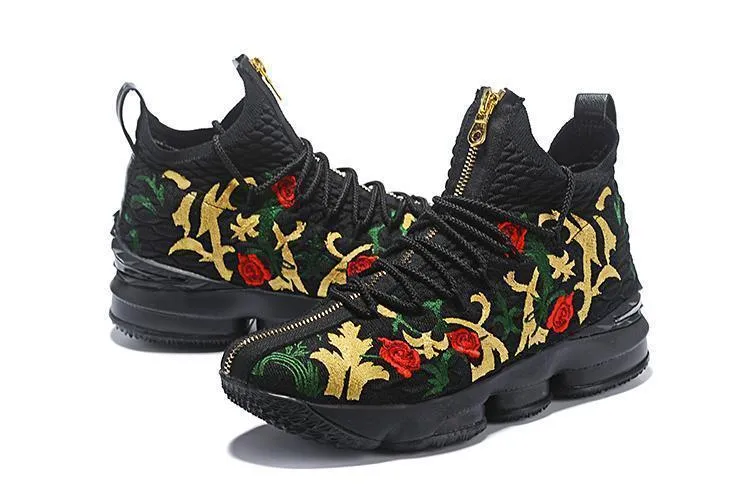 Asics Olympic Shoes 2024 Nike Lebron XV 15 Black "King Crown" Men Shoes Sale Size US7,8,8.5,9,10,11,12