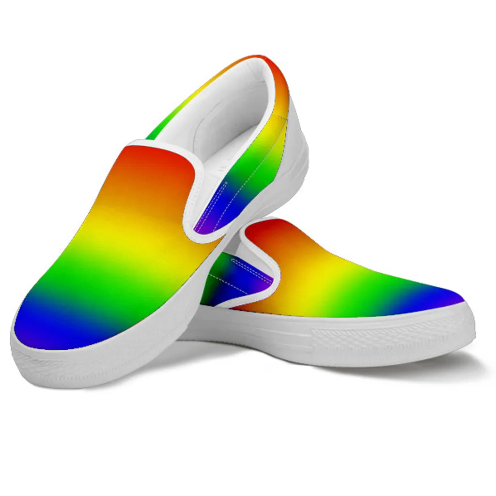 Slip On Platform Sandals Rainbow Women's Slip Ons