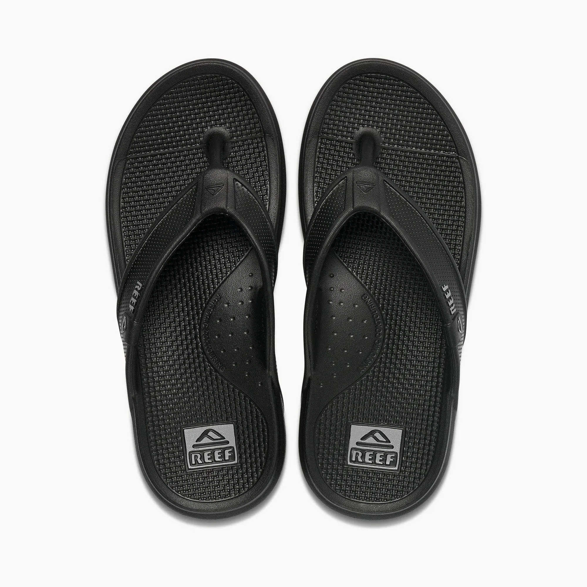 Reef Men's Oasis Flips- Black Sandals And Plantar Fasciitis